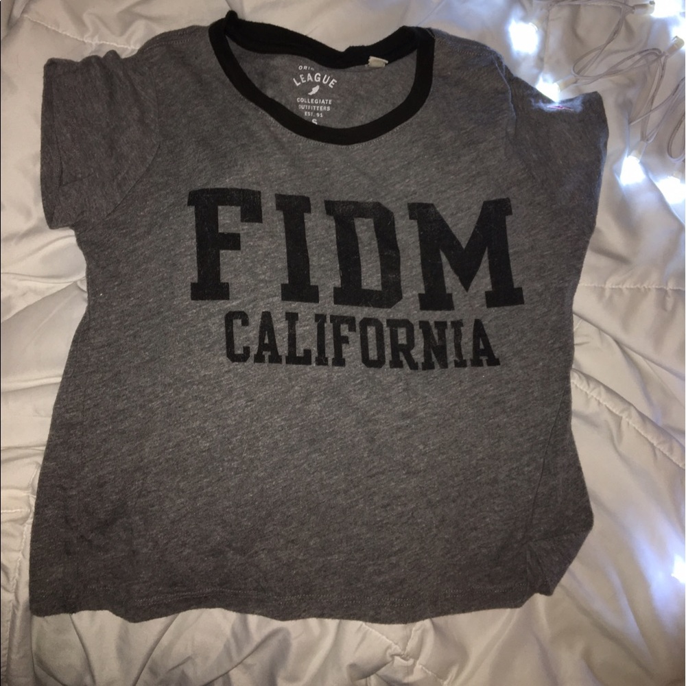 FIDM LA University Crop Top
