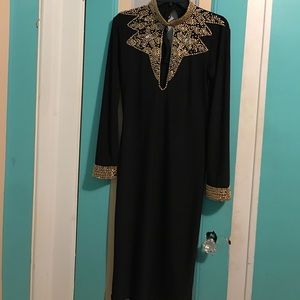 Beautiful Handmade Embellished Midi Dress