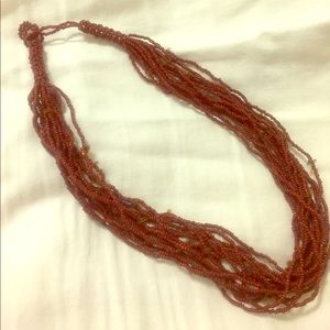 Maroon necklace