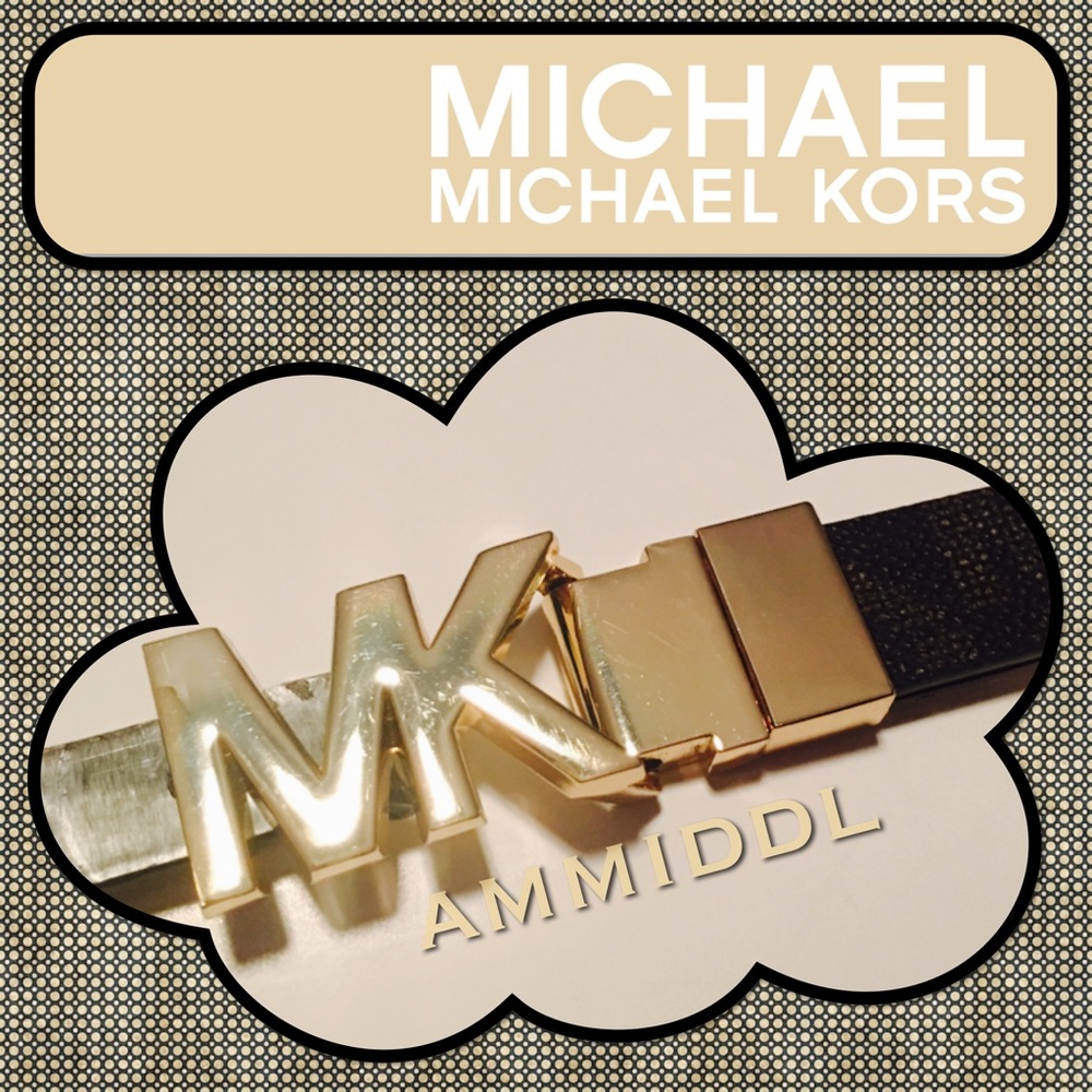 🇺🇸🆕Michael Kors Reversible Twist💫Buckle Belt - Picture 2 of 5