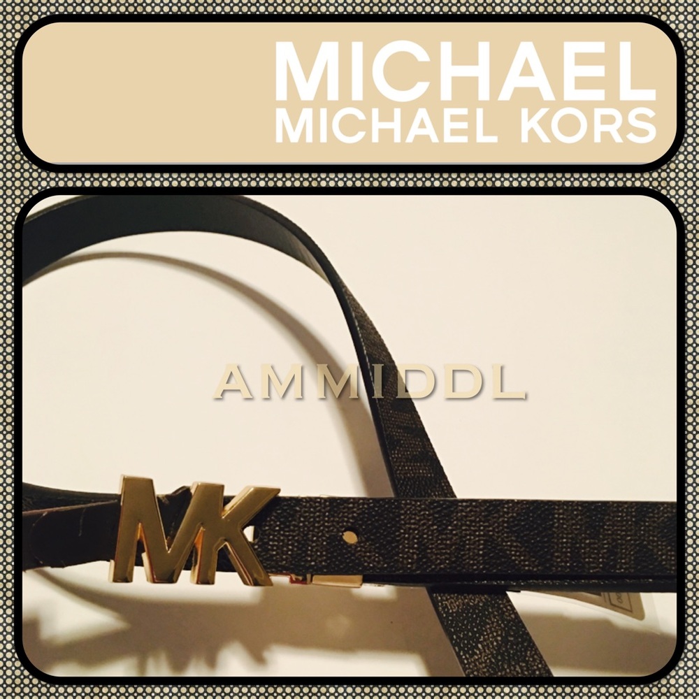 🇺🇸🆕Michael Kors Reversible Twist💫Buckle Belt - Picture 4 of 5