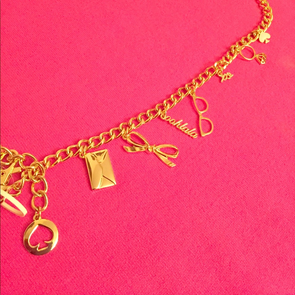 ๐HP2X๐ ONLY 1 LEFT! โ ๏ธKate Spade Charms Chain Beltโ ๏ธ - Picture 7 of 8