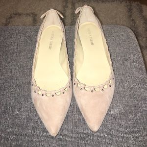 Ivanka Trump Coper beige pointy toe flat size 10