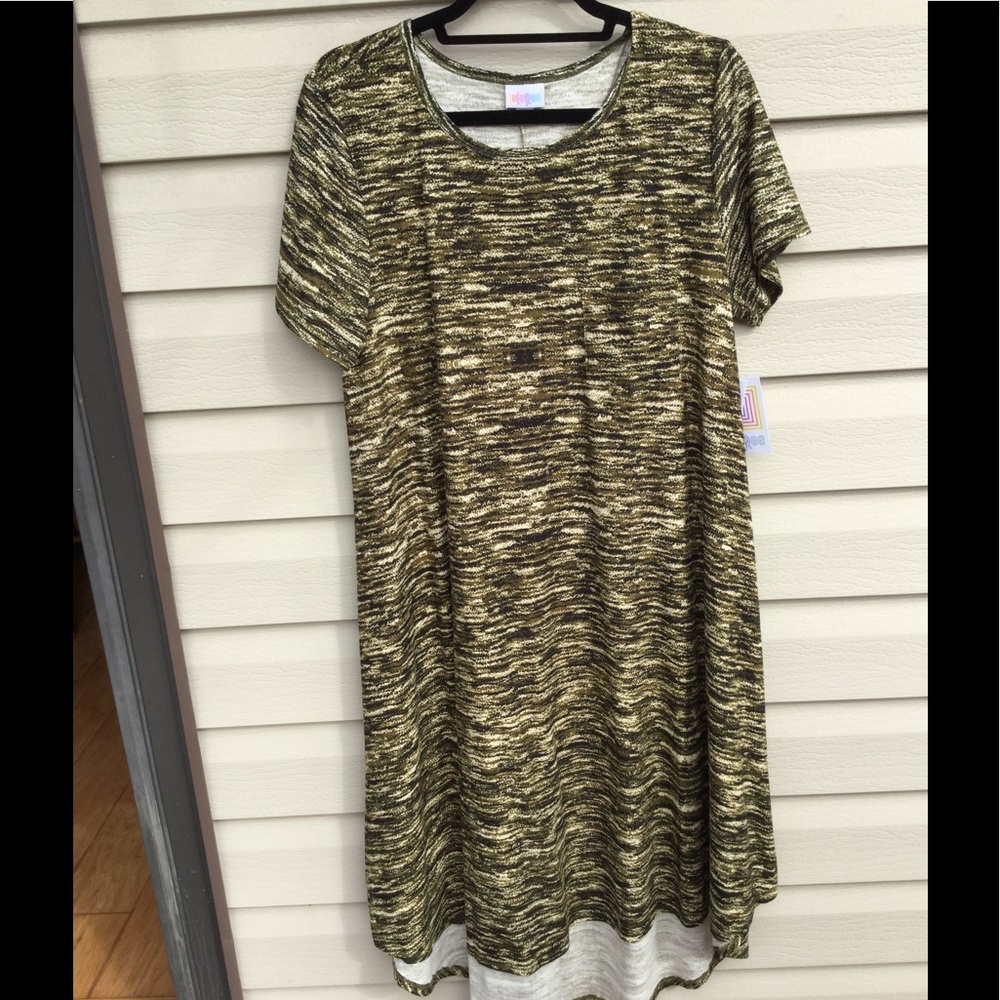 LuLaRoe Carly NWT Large, Legging Material