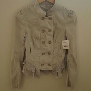 Free People IMajorette Corduroy Military Jacket