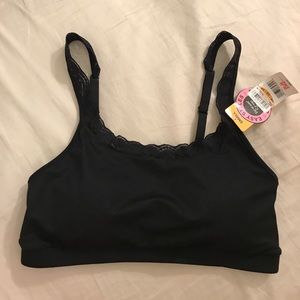 Maidenform Dream Crop Top Bralette Bra Lace Trim S