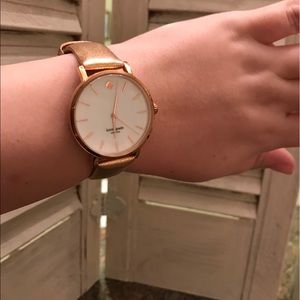 kate spade new york rose gold watch