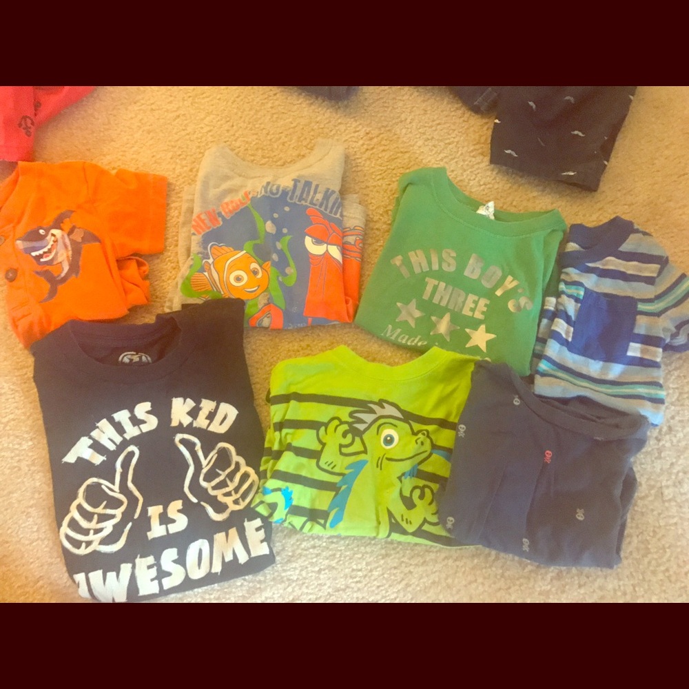 Lot of 6 shirts no stains pet and smoke free home