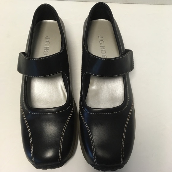 J.G. Hook Shoes Jg Hook Leather Upper Mary Jane 75 Black Poshmark