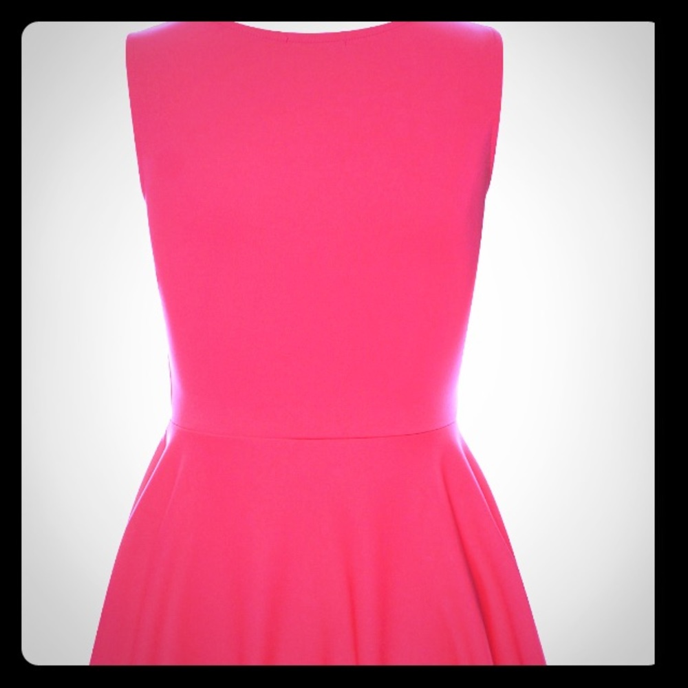 Skater high low dress