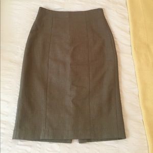 Banana Republic Olive Pencil Skirt