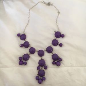 Purple Bubble Style Necklace