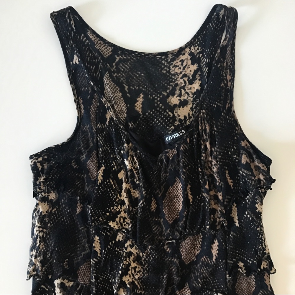 Snakeskin Snake-print Top