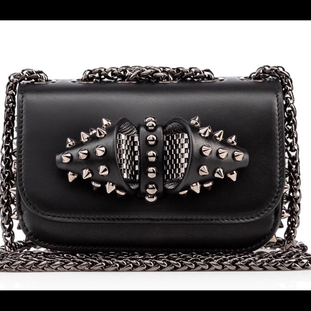 ::SOLD::💫Christian Louboutin Spike Calf Crossbody