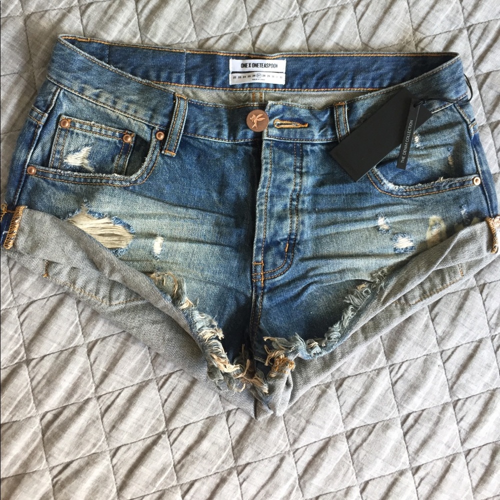 One Teaspoon Bandits Cutt off in Blue Buoy - 27