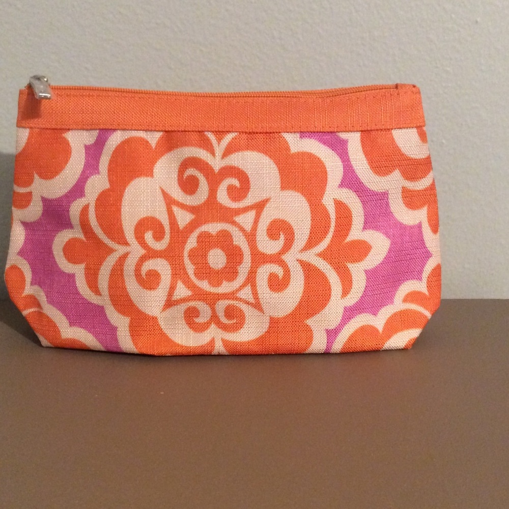 Clinique makeup bag.