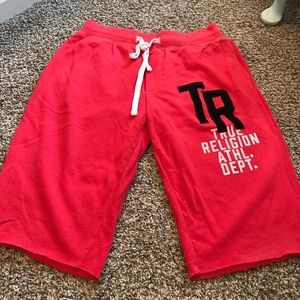 Men's true religion jogging shorts