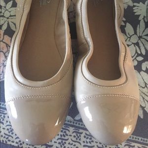 Beautiful nude ballet shoes