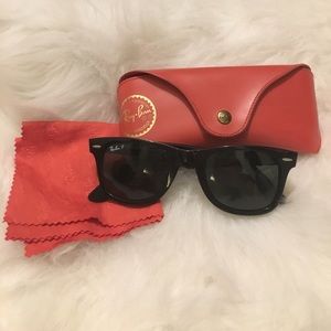 RayBan authentic wayfarer polarized