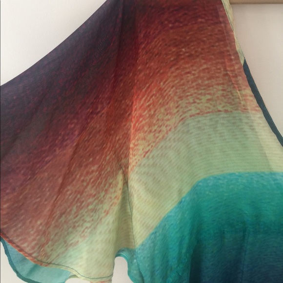 VIX Paul AherManny sz M multi colored cover-up - Picture 3 of 5