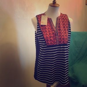 Elwood Embroidery Detail Knit Top