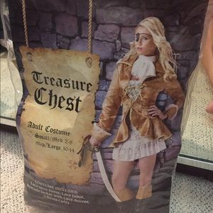 Pirate treasure chest costume.