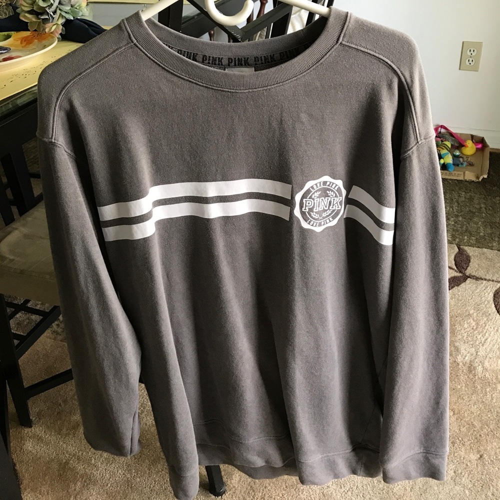 🔸Victoria secret grey sweatshirt🔸