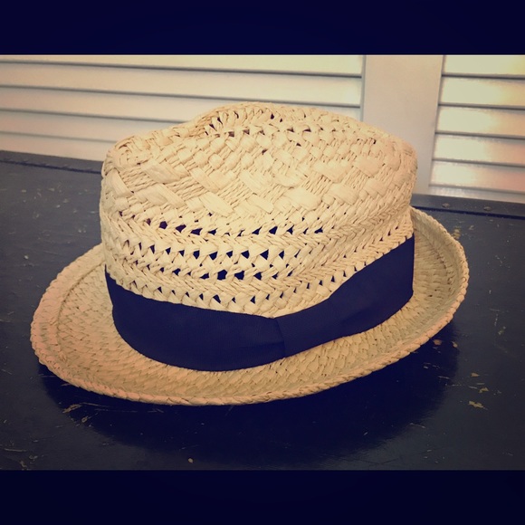 J. Crew Accessories - NWOT J. Crew Straw Fedora with Ribbon