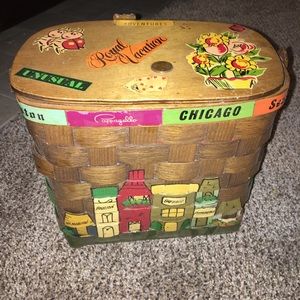 Collectible vacation basket