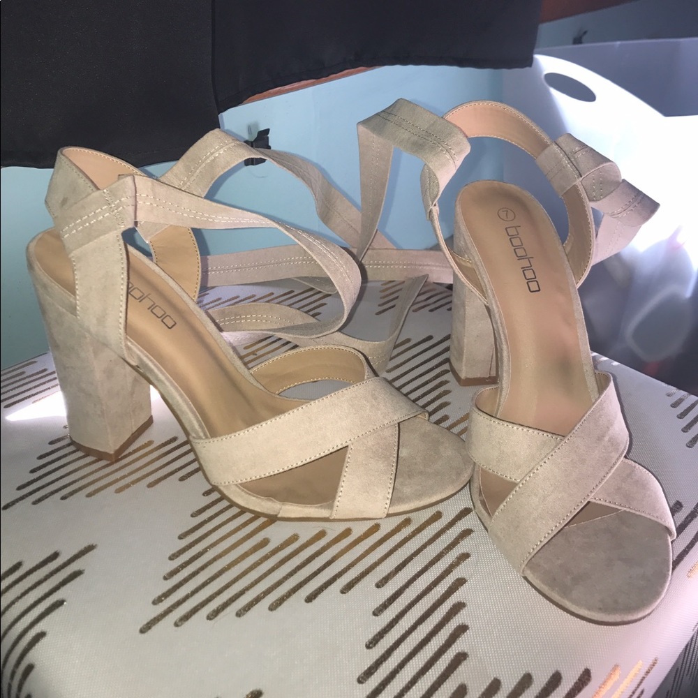Suede High Heels