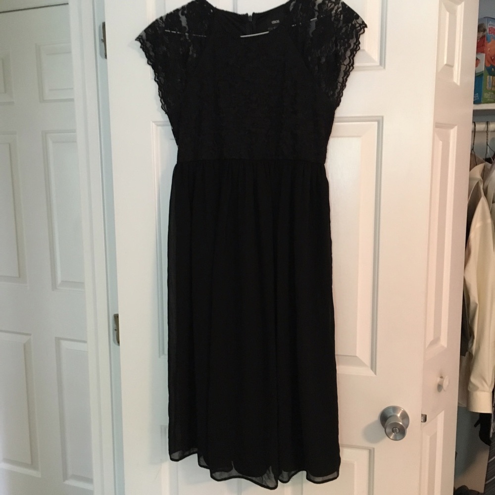 Asos black maternity dress