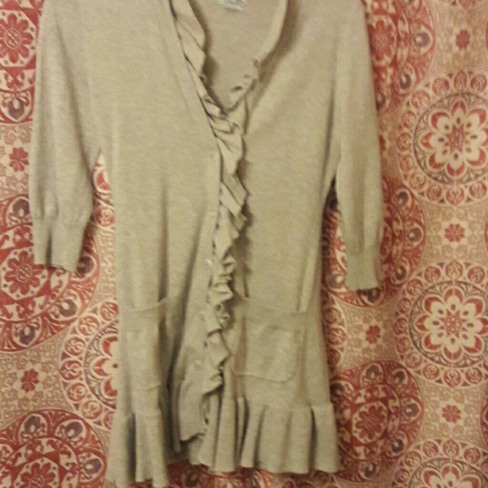 Anthropologie brand 3/4 sleeve cardigan