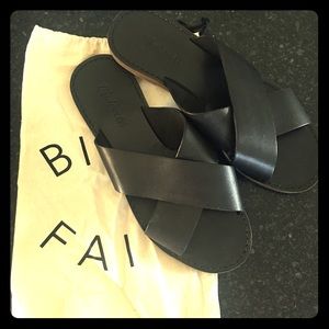 Madewell sandals size 8 black