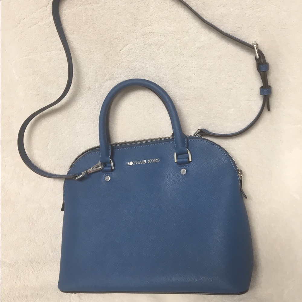 Michael Kors Cindy Dome Satchel with crossbody