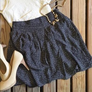 Club Monaco Gray Silk Skirt