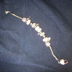 Full Pink Pandora Bracelet
