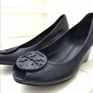 Tory Burch Melanie Peep Toe Wedge