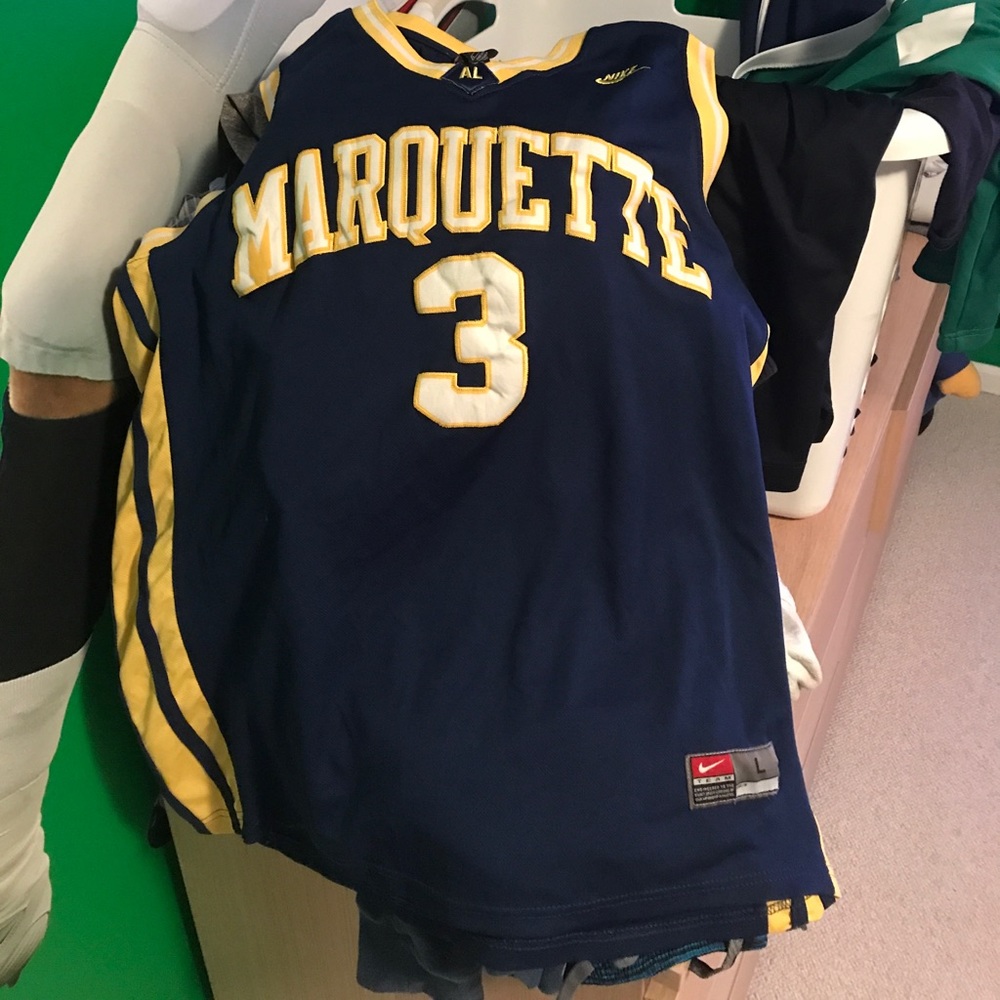dwayne wade retro Marquette jersey
