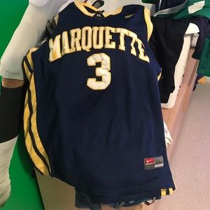 dwayne wade retro Marquette jersey