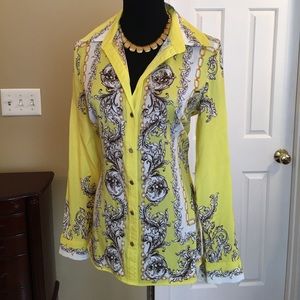 Cache blouse size small