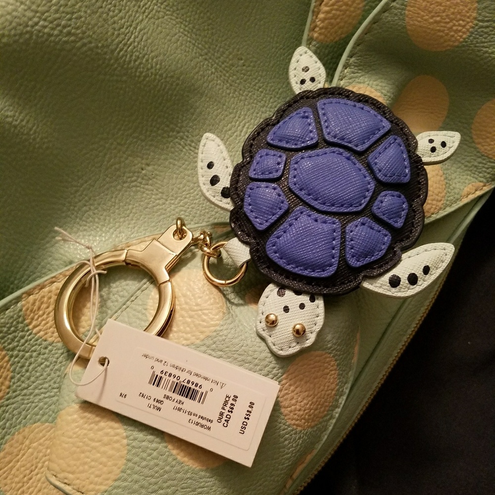Kate Spade Turtle Keychain