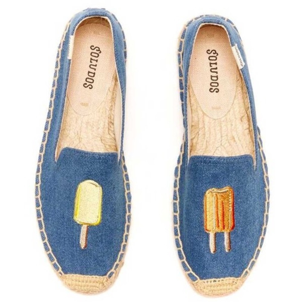 Soludos Popsicles Slipons Women Blue Denim