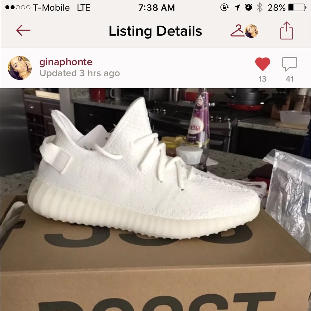 Don't buy yeeze from this girl! She is scammer