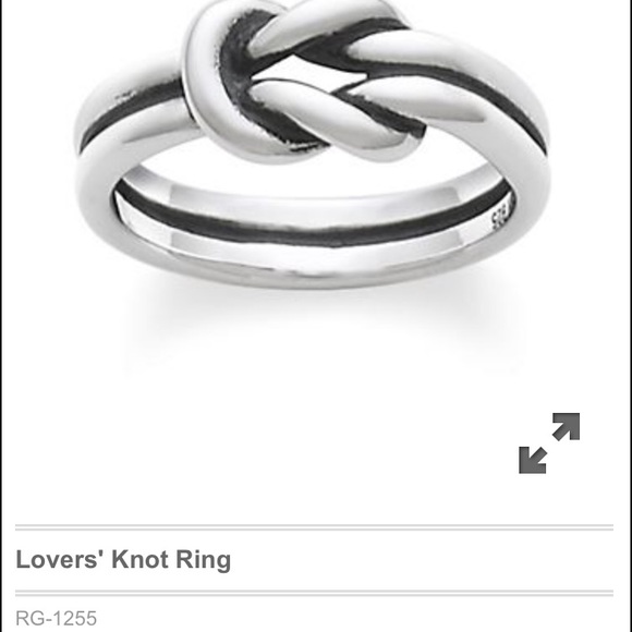 ❌❌SOLD❌❌Lovers knot James Avery ring - Picture 5 of 5