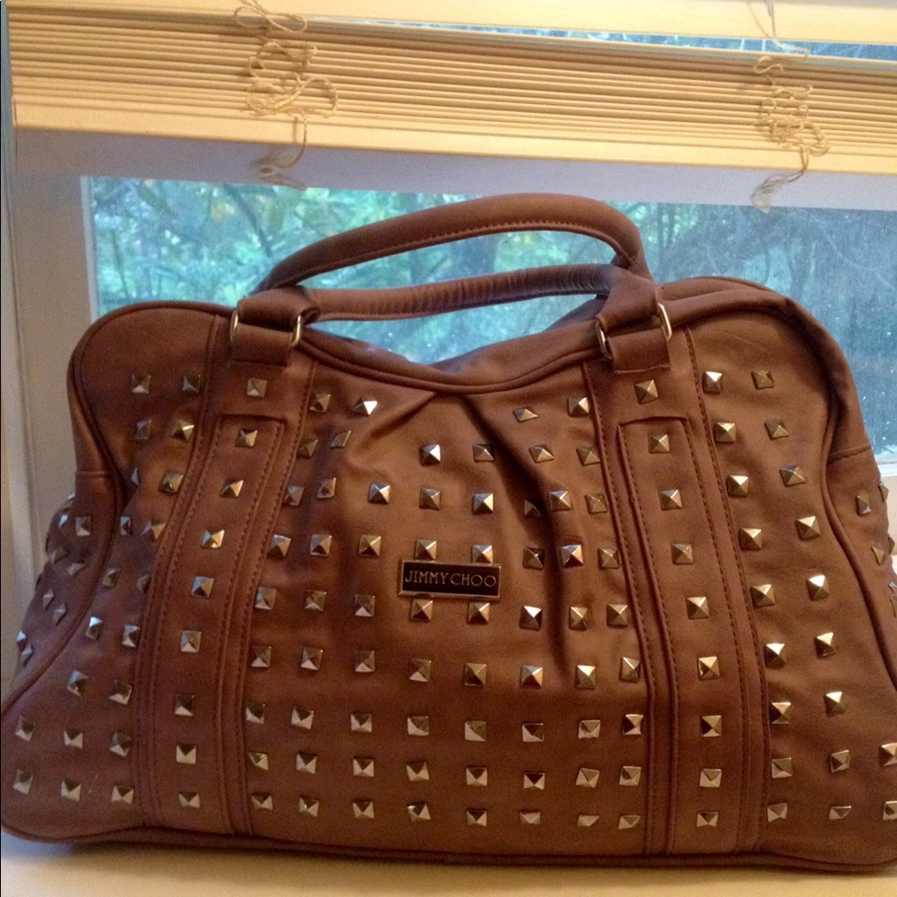 Purple Studded Handbag
