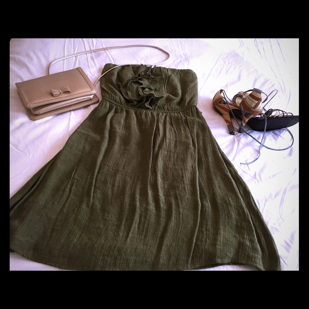 Dark green holter, summer dress!