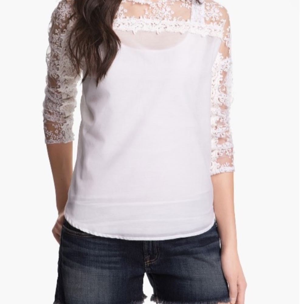 Beautiful White Lace Blouse