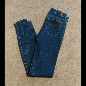 7 for all Mankind Gwenevere acid wash jeans