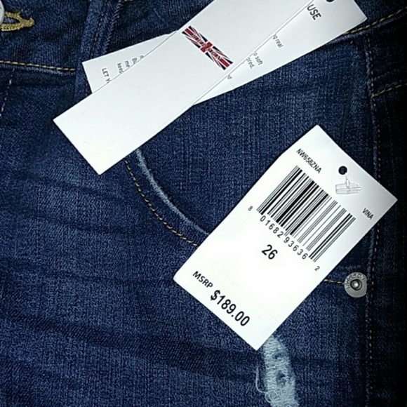 Hudson Bacara Crop Straight leg Cuffed Jeans? - Picture 3 of 6