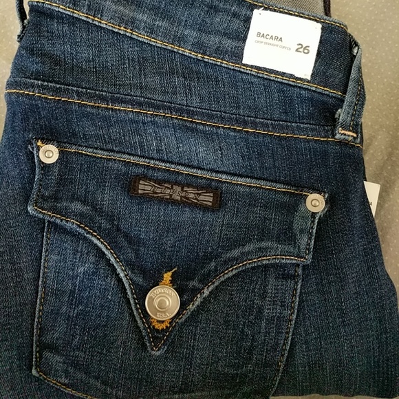 Hudson Bacara Crop Straight leg Cuffed Jeans? - Picture 6 of 6